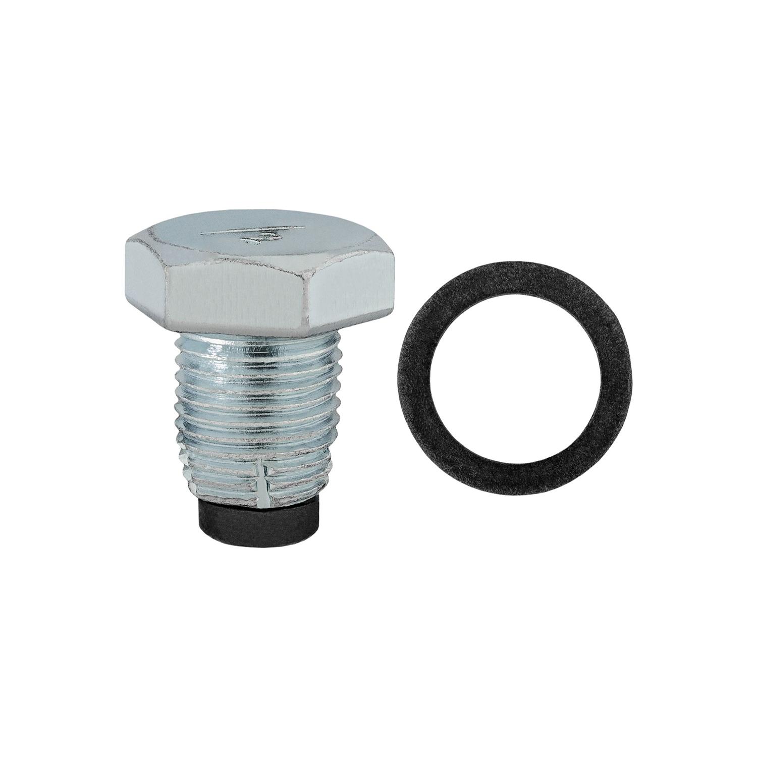 Auveco No. 17145 Magnetic Drain Plug 1/2" Single Oversize W/Gasket, Quantity - 2