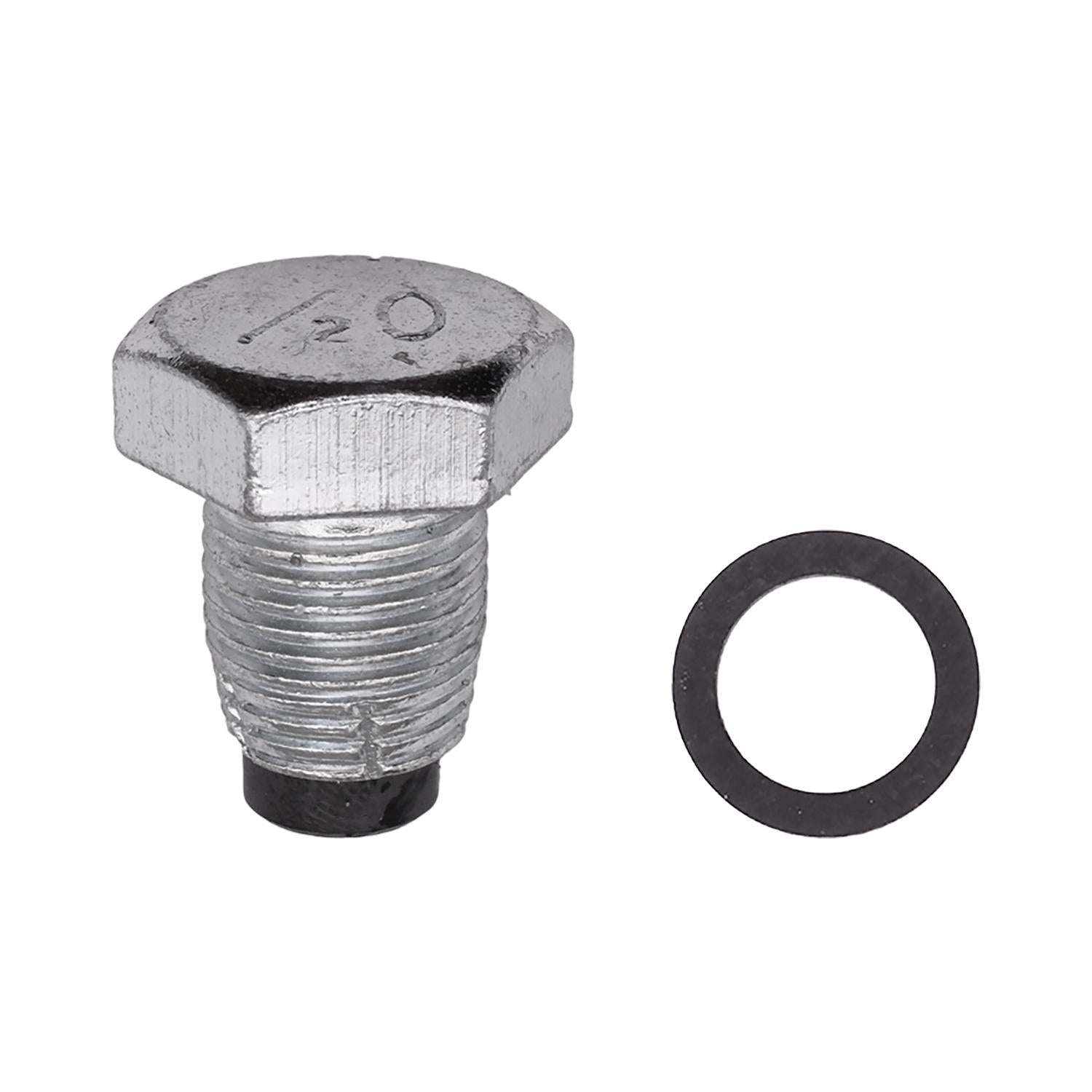 Auveco No. 17146 Magnetic Drain Plug 1/2" Double Oversize W/Gasket, Quantity - 2