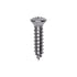 Auveco No. 1717 Phillips Oval Head Tapping Screw #8 Head 10 X 3/4" Chrome, Quantity - 100