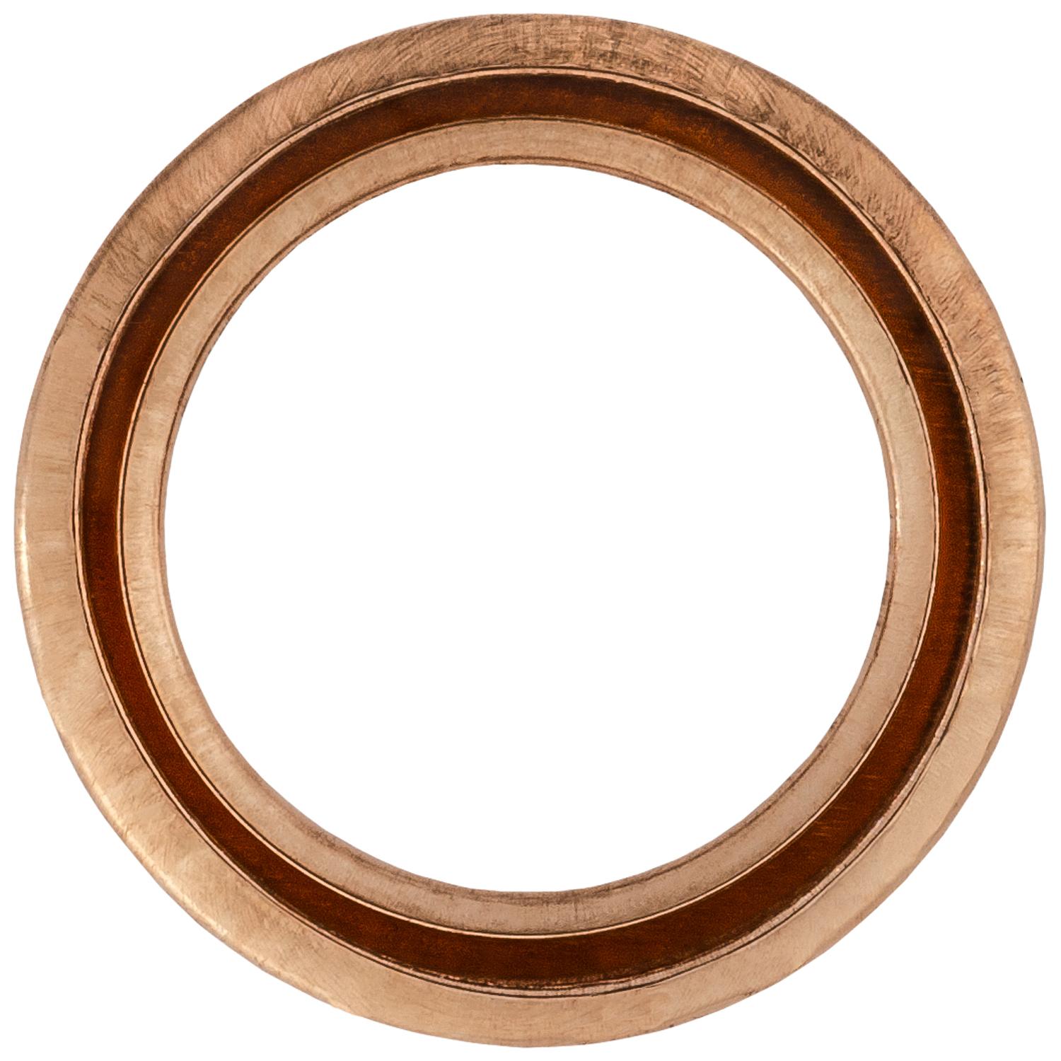Auveco No. 17261 Oil Drain Plug Crushable Gasket 12mm Inside Diameter Copper, Quantity - 10