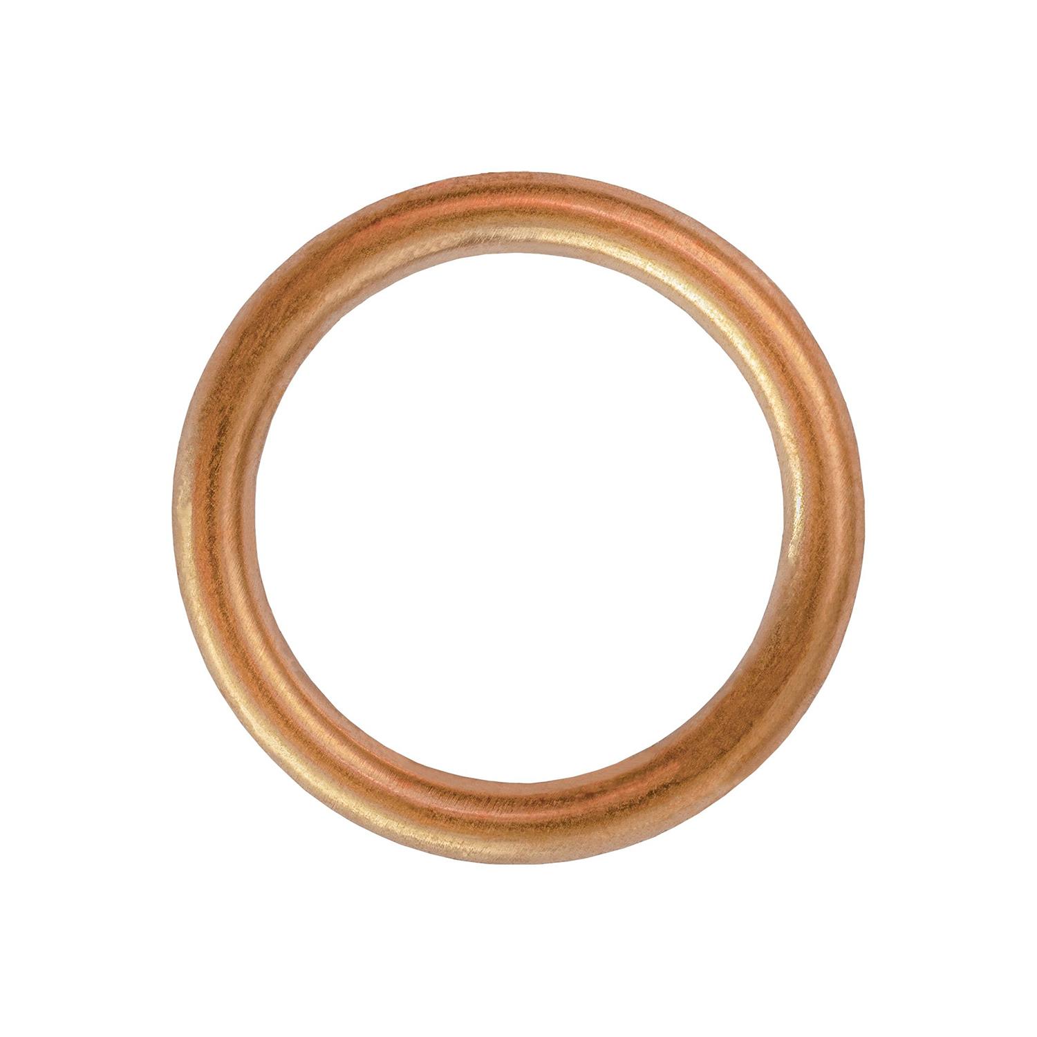 Auveco No. 17263 Oil Drain Plug Crushable Gasket 16mm Inside DiameterCopper, Quantity - 10