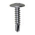 Auveco No. 17460 Phillips Rnd Washer Head Teks Tapping Screw #8 X 3/4", Quantity - 50