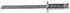 Auveco No. 17467 Specialty Rivet 1/8" Diameter 1/8"-3/16" Grip Steel/Stainless Steel, Quantity - 100