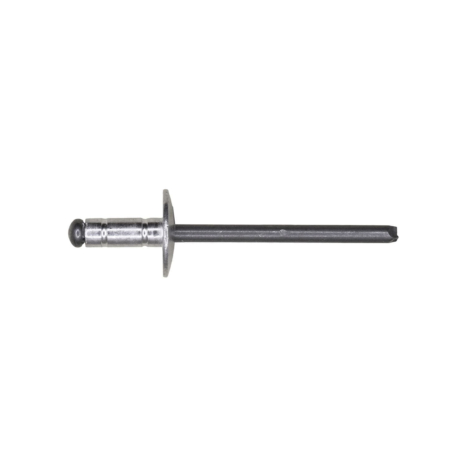 Auveco No. 17468 Large Flange Rivet 5/32" Diameter 3/64"-1/4" Grip Aluminum/Stl, Quantity - 50