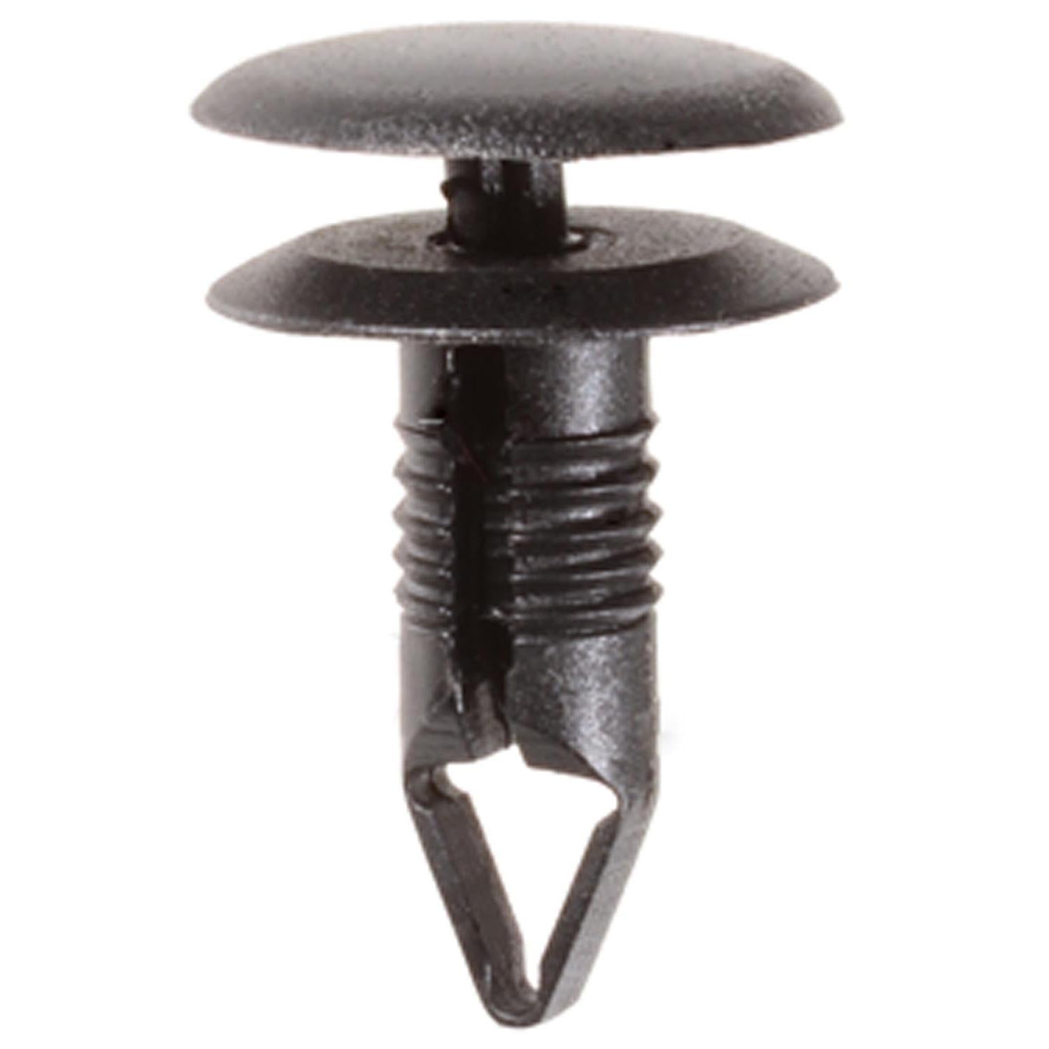 Auveco No. 17478 Push-Type Retainer 14mm Head Diameter 16mm Stem Length, Quantity - 25