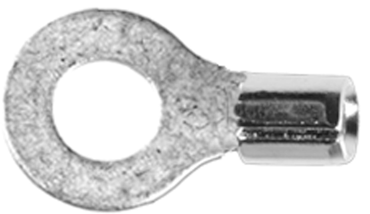 Auveco No. 17491 High Temp Non-Ins #8-#10 Ring Terminal 16-14 Gauge, Quantity - 50