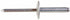 Auveco No. 17977 Aluminum Rivet 3/16" Diameter 5/8"-3/4" Grip, Quantity - 25