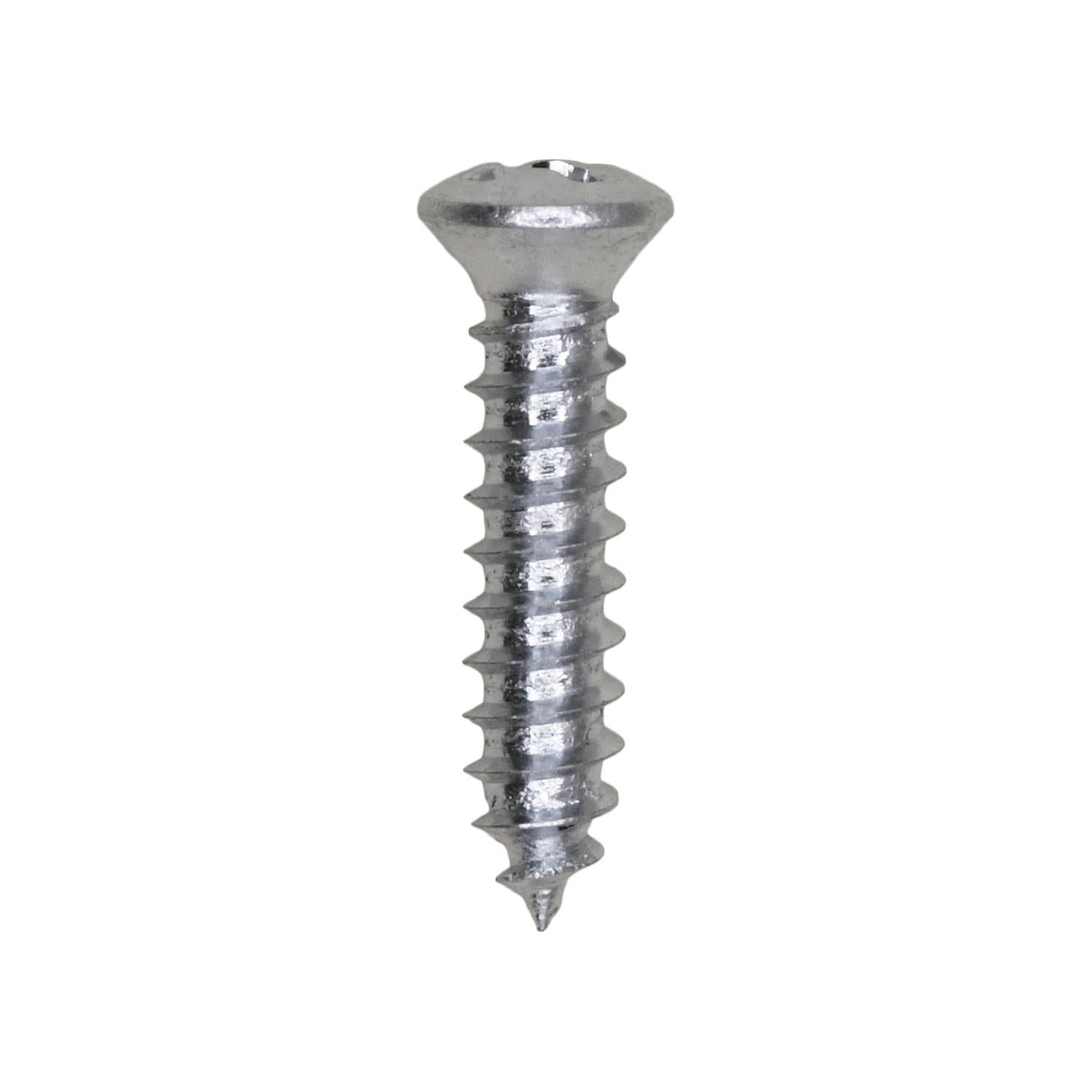 Auveco No. 1798 Phillips Oval Head Tapping Screw #8 X 3/4" Zinc #6 Head, Quantity - 100