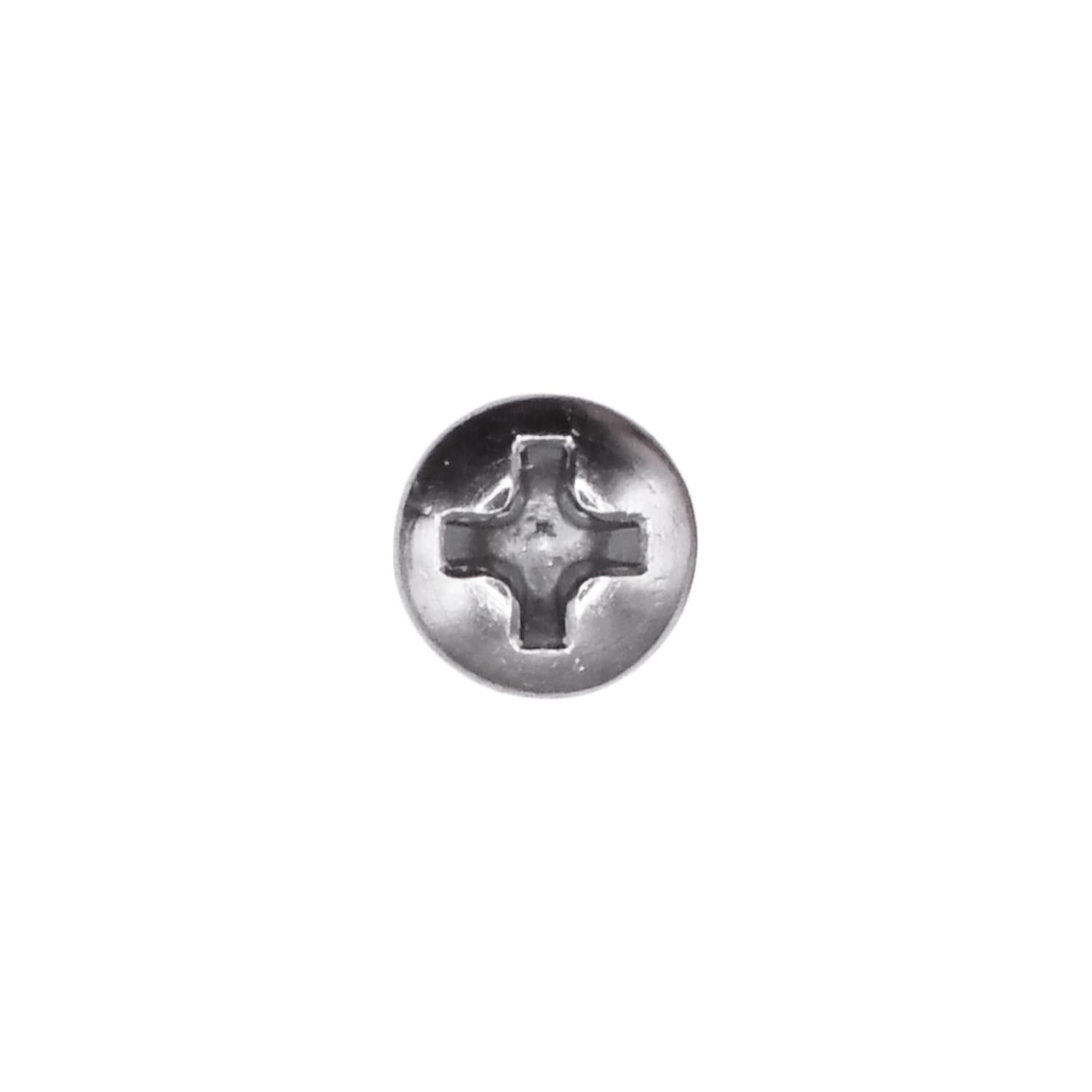 Auveco No. 1799 Phillips Oval Head Tapping Screw #8 X 3/4" Chrome #6 Head, Quantity - 100