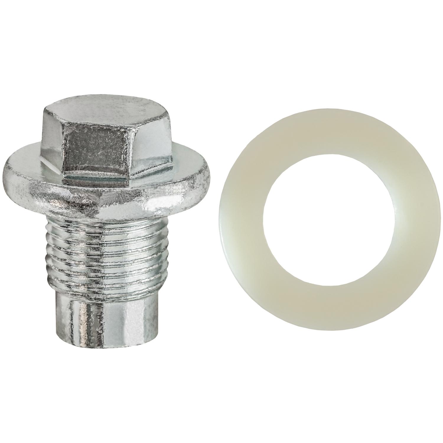Auveco No. 18024 Oil Drain Plug W/Gasket M14-1.25 Thread Zinc, Quantity - 5