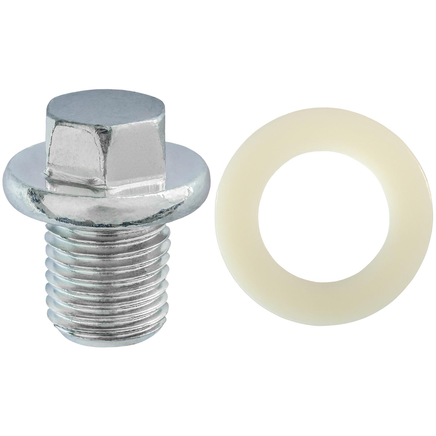 Auveco # 18025 Oil Drain Plug With Gasket M14-1.5 Threads Zinc. Qty 5.