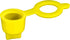 Auveco # 18111 Grease Fitting Cap Yellow Polyethylene. Qty 50.