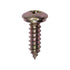 Auveco No. 18156 BMW License Plate Screw M4.8 X 16mm Zinc & Yellow, Quantity - 50