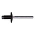 Auveco No. 18167 Ford Peel Type Rivet 1/4" Diameter 3/32"-9/64" Grip, Quantity - 25