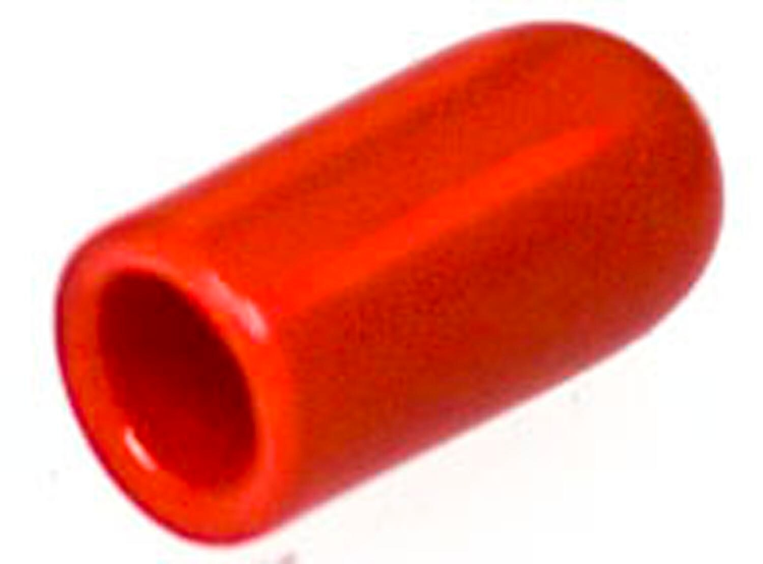 Auveco No. 18203 Vinyl Vacuum Cap Red For 1/4" Diameter Tube, Quantity - 50