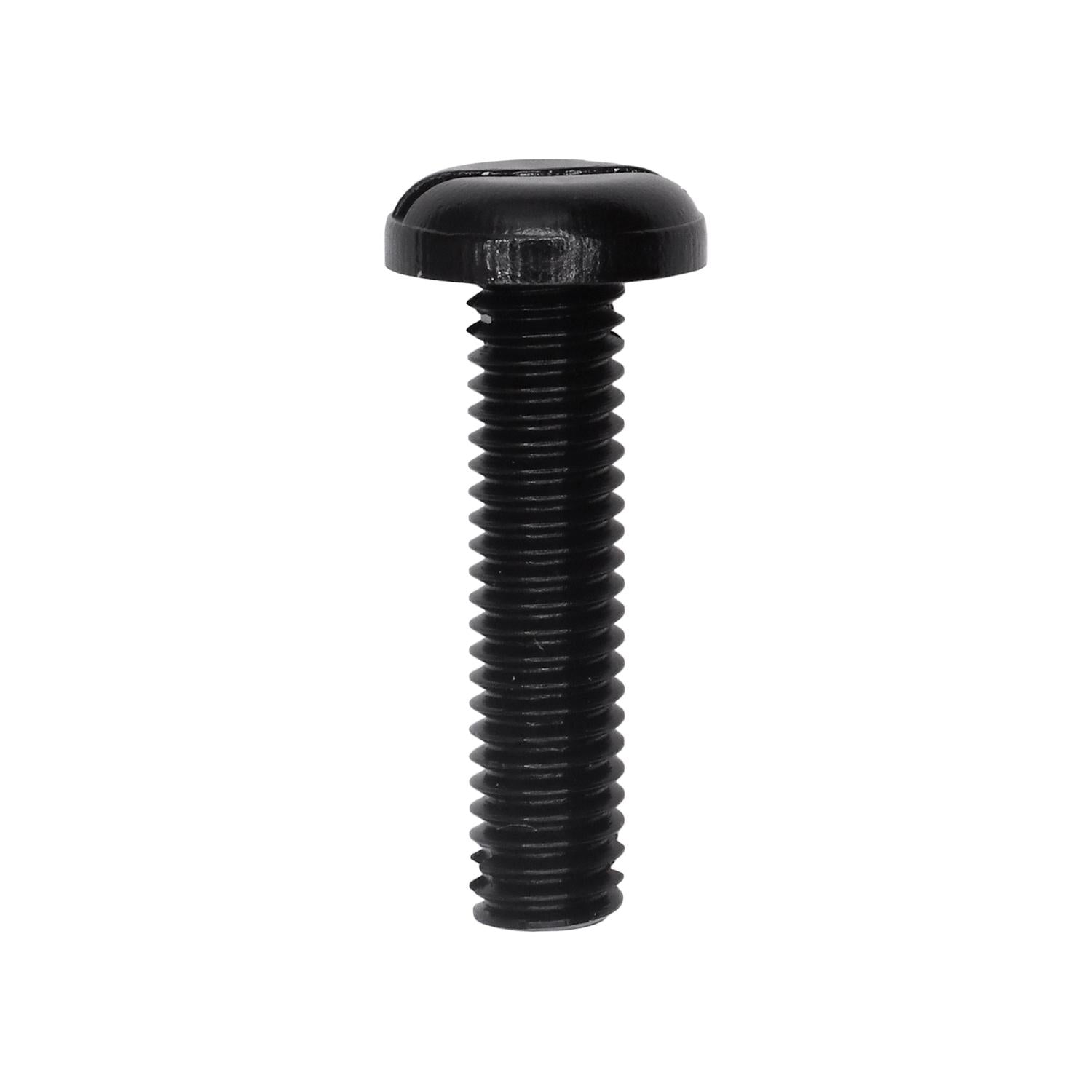 Auveco No. 18240 M6-1.0 X 25mm Black Nylon License Plate Screw, Quantity - 50