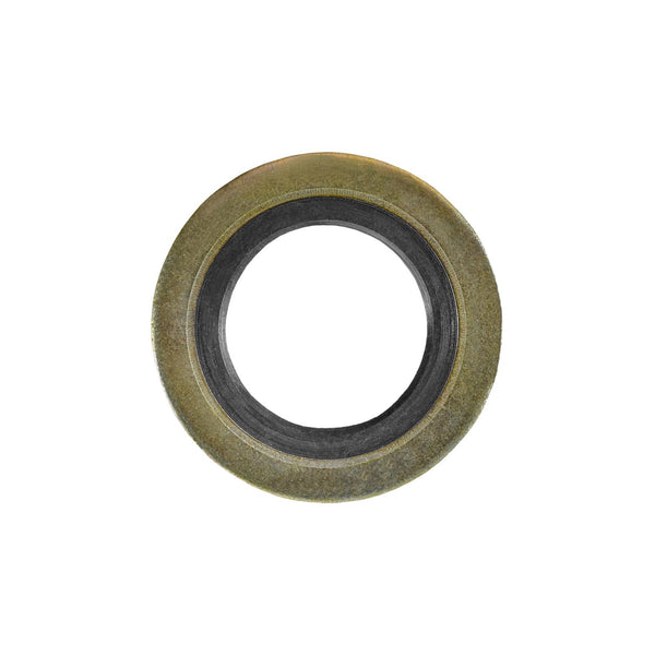 Auveco No. 18299 Ford Oil Drain Plug Gasket 14mm Inside Diameter Zinc &Yellow, Quantity - 10