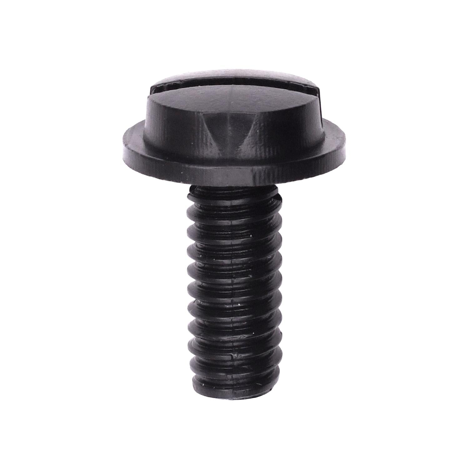 Auveco No. 18484 Black Nylon License Plate Screw & Nut 1/4"-20 X 5/8", Quantity - 25 SETS