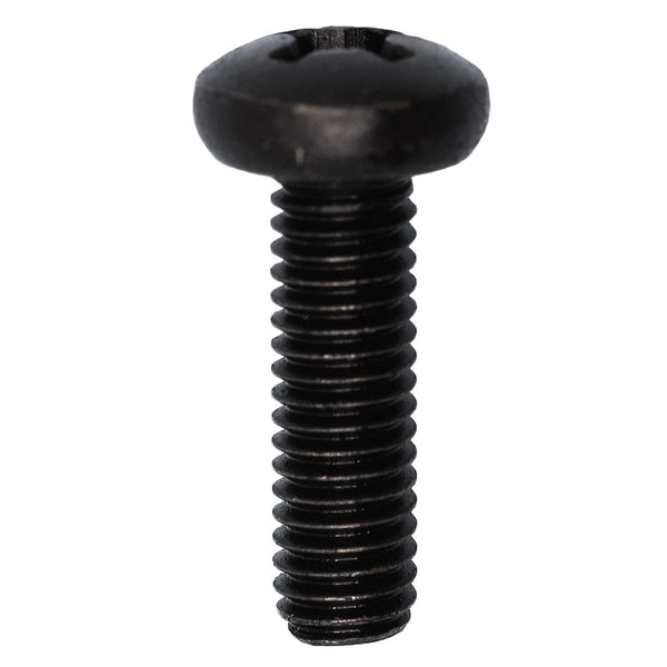 Auveco No. 18769 Phillips Pan Head License Plate Screw Black M6-1.0 X 20mm, Quantity - 50
