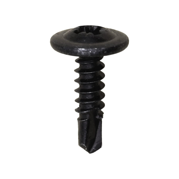 Auveco No. 18817 Type 1A Drive Rd Ws Head Teks Tapping Screw M4.2 X 16mm Black, Quantity - 100