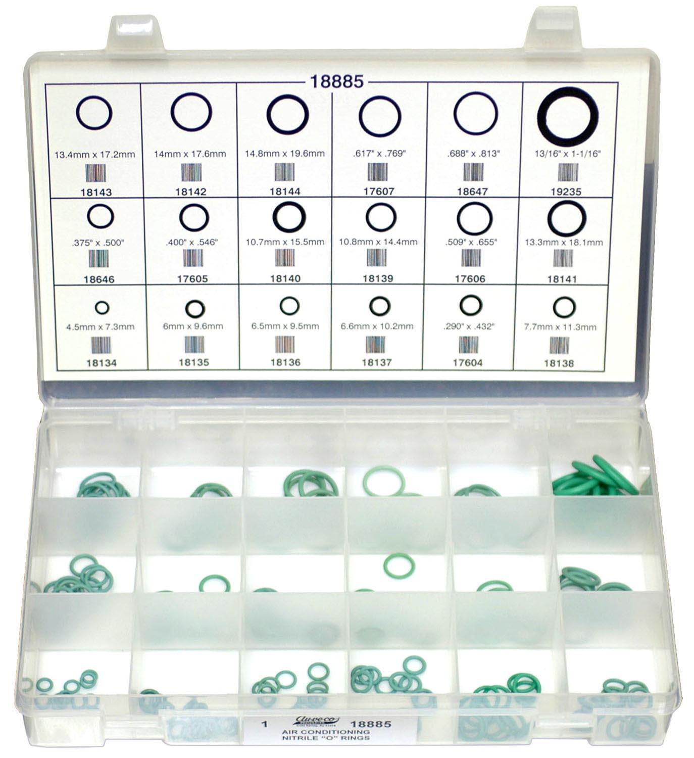 Auveco No. 18885 Nitrile Air Conditioning O-Ring Kit, Quantity - 1 KIT