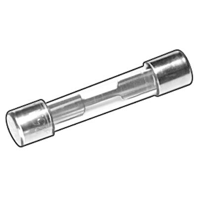 Auveco No. 18982 Glass Tube Fuse 20 Amp, Quantity - 5