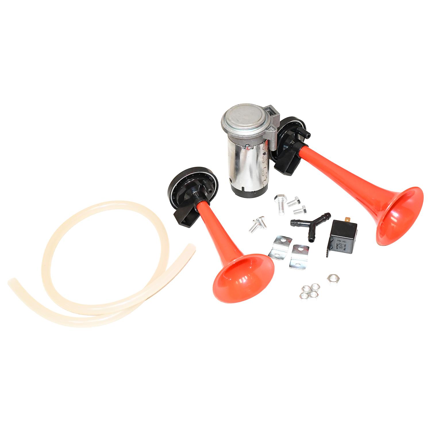 Auveco # 19023 Riviera Air Horns And Compressor Kit. Qty 1.