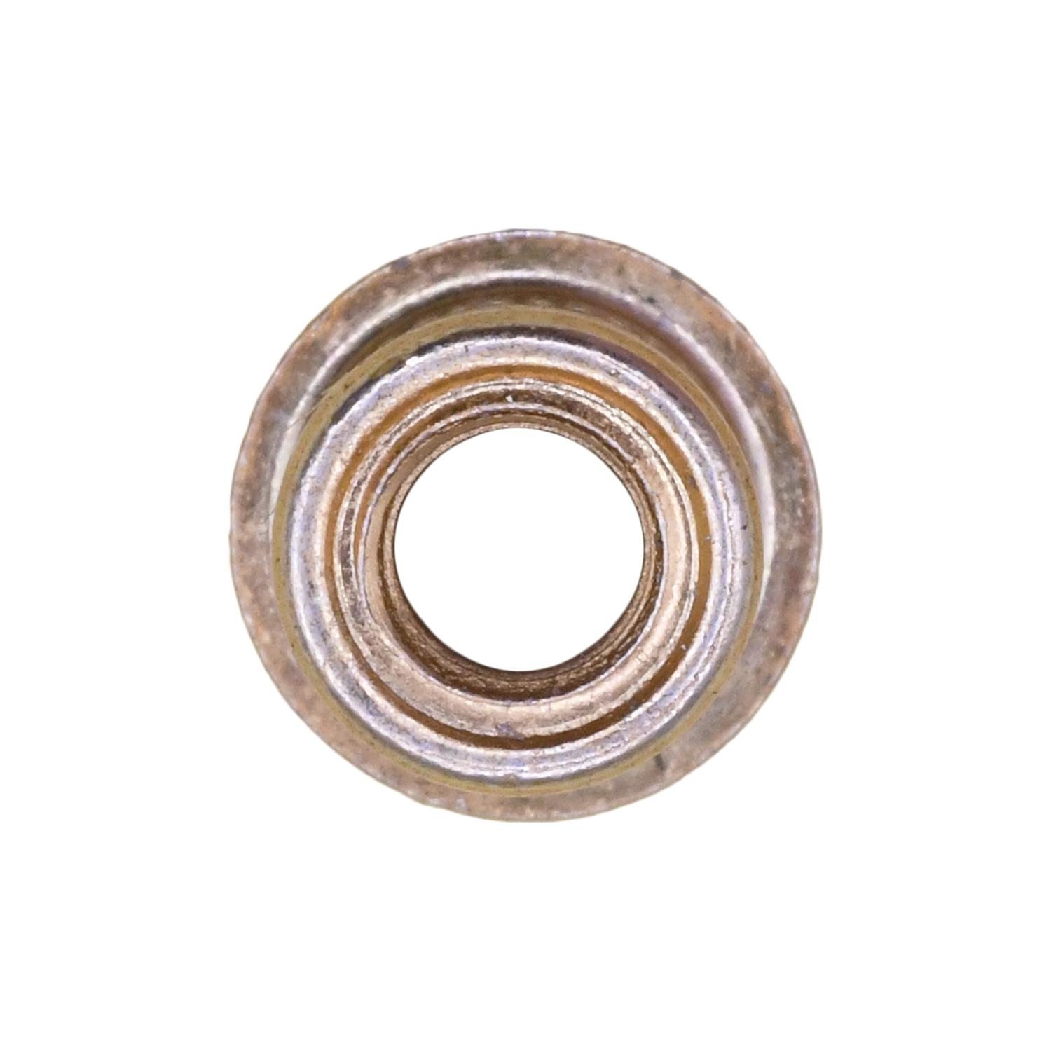 Auveco No. 19220 GM Insert Nut M6-1.0 .7mm-4.2mm Grip Zinc & Yellow, Quantity - 25