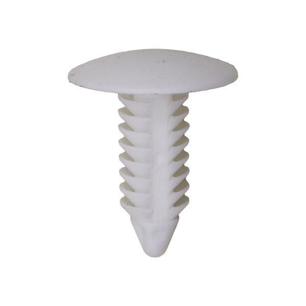 Auveco No. 19250 Trim Panel Retainer White Nylon, Quantity - 25