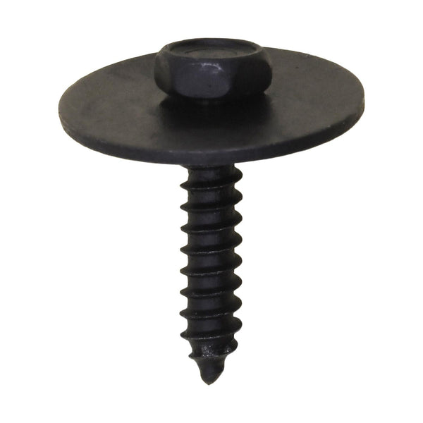Auveco No. 19278 M4.2-1.41 X 20mm Hex Head SEMS Tapping Screw Black, Quantity - 50