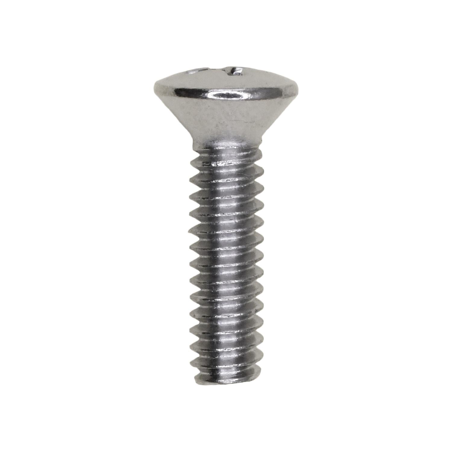 Auveco No. 1934 Phillips Oval Machine Screw 10-24 X 3/4" Chrome, Quantity - 100