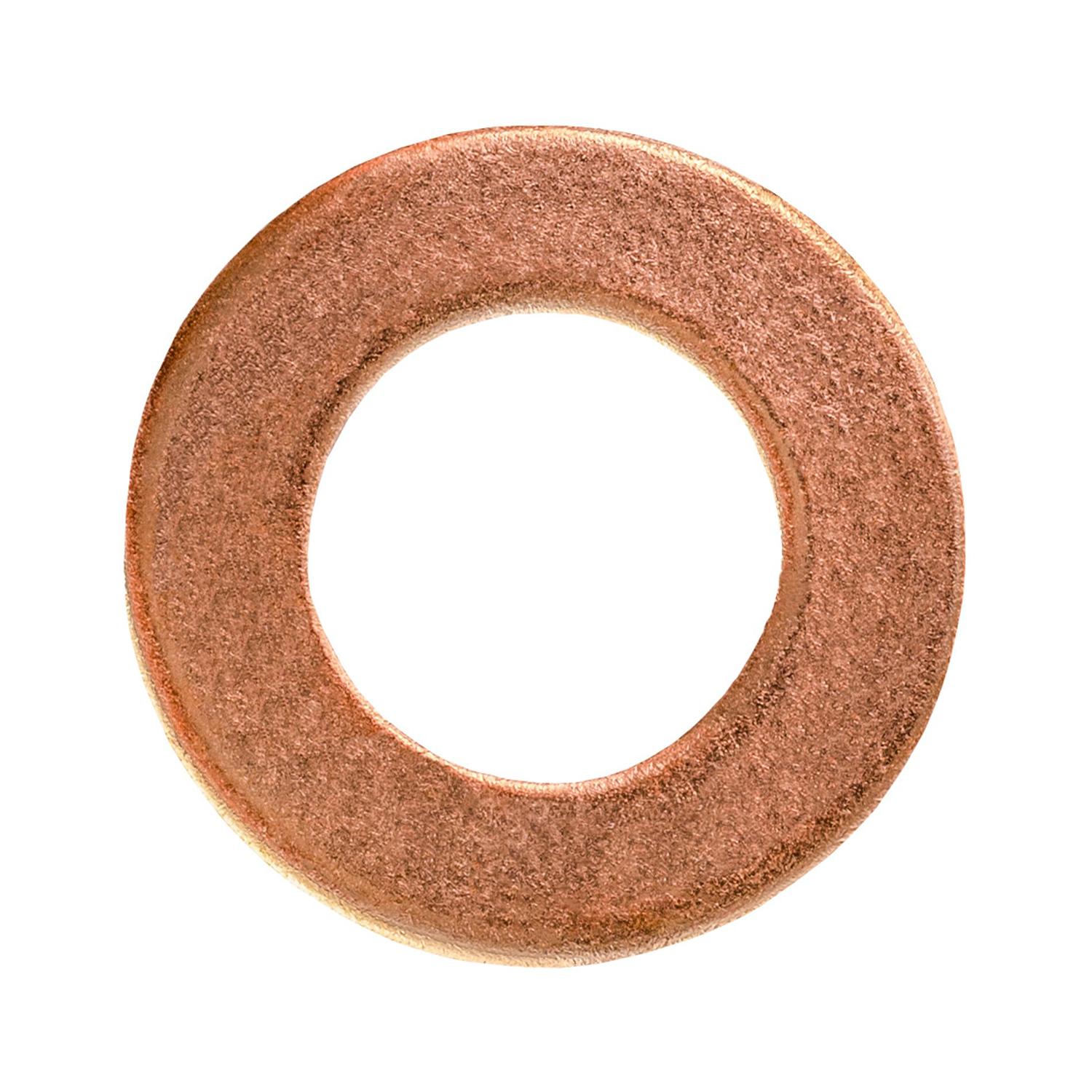 Auveco No. 19591 Copper Oil Drain Plug Gasket 12mm Inside Diameter, Quantity - 15