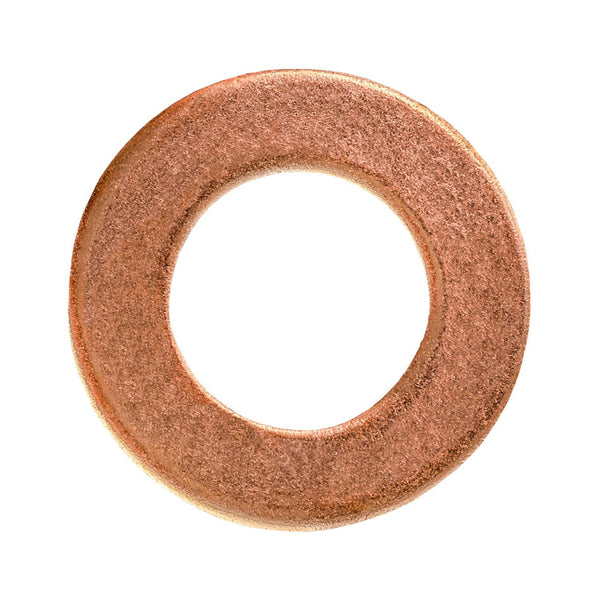 Auveco No. 19591 Copper Oil Drain Plug Gasket 12mm Inside Diameter, Quantity - 15