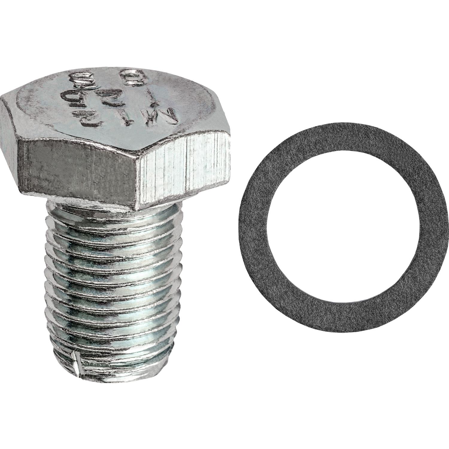 Auveco No. 19618 Oil Drain Plug W/Gasket Single Oversize M12-1.25, Quantity - 5