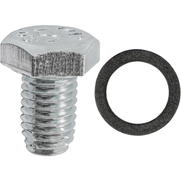 Auveco No. 19619 Oil Drain Plug W/Gasket Single Oversize M12-1.75, Quantity - 5
