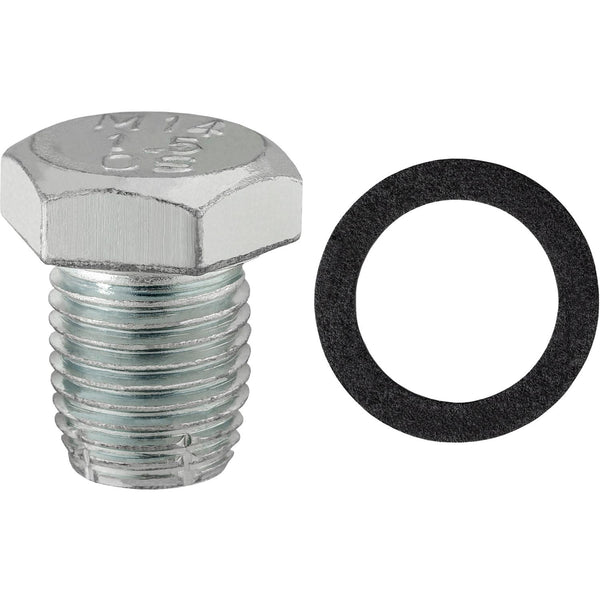 Auveco No. 19620 Oil Drain Plug W/Gasket Single Oversize M14-1.40, Quantity - 5