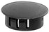 Auveco No. 19765 Black Nylon Locking Hole Plug 5/16" Hole Diameter, Quantity - 50