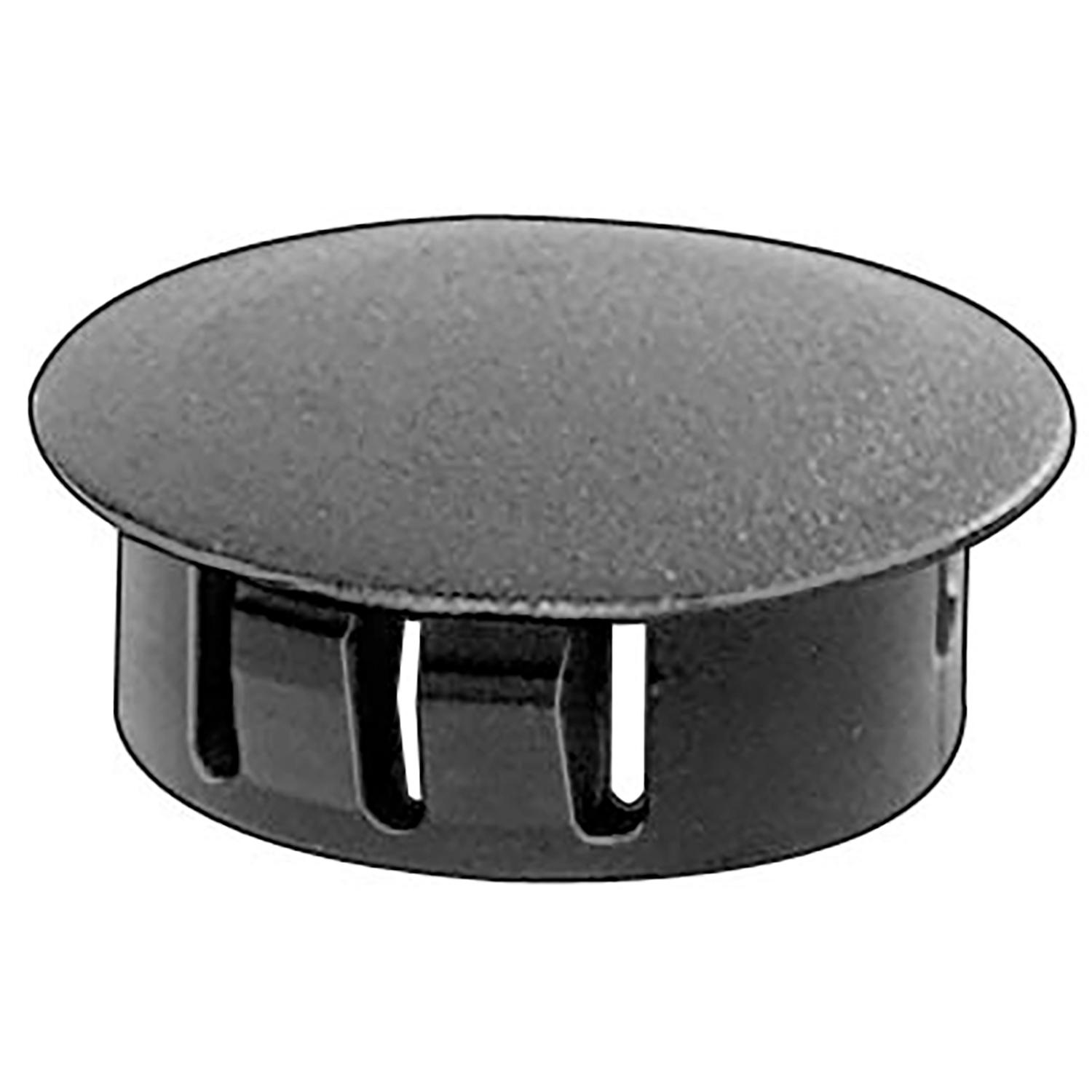 Auveco No. 19771 Black Nylon Locking Hole Plug 1-3/16" Hole Diameter, Quantity - 50