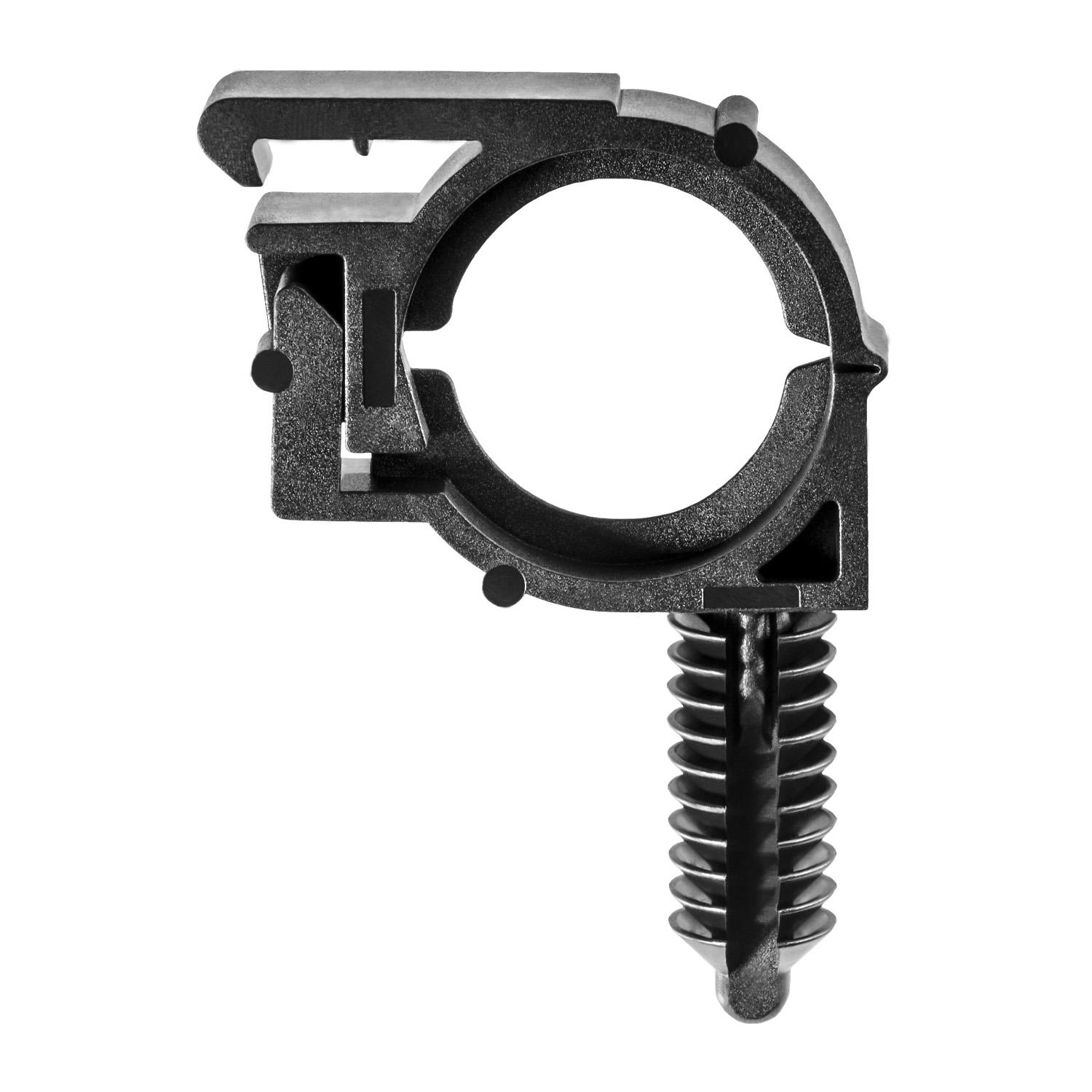 Auveco No. 19851 Wire Loom Routing Clip 1/2" Inside Diameter 11/16" Outside Diameter, Quantity - 15