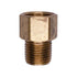 Auveco No. 200 Brass Male Connector 1/4" Tube Size 1/8" Thread, Quantity - 5