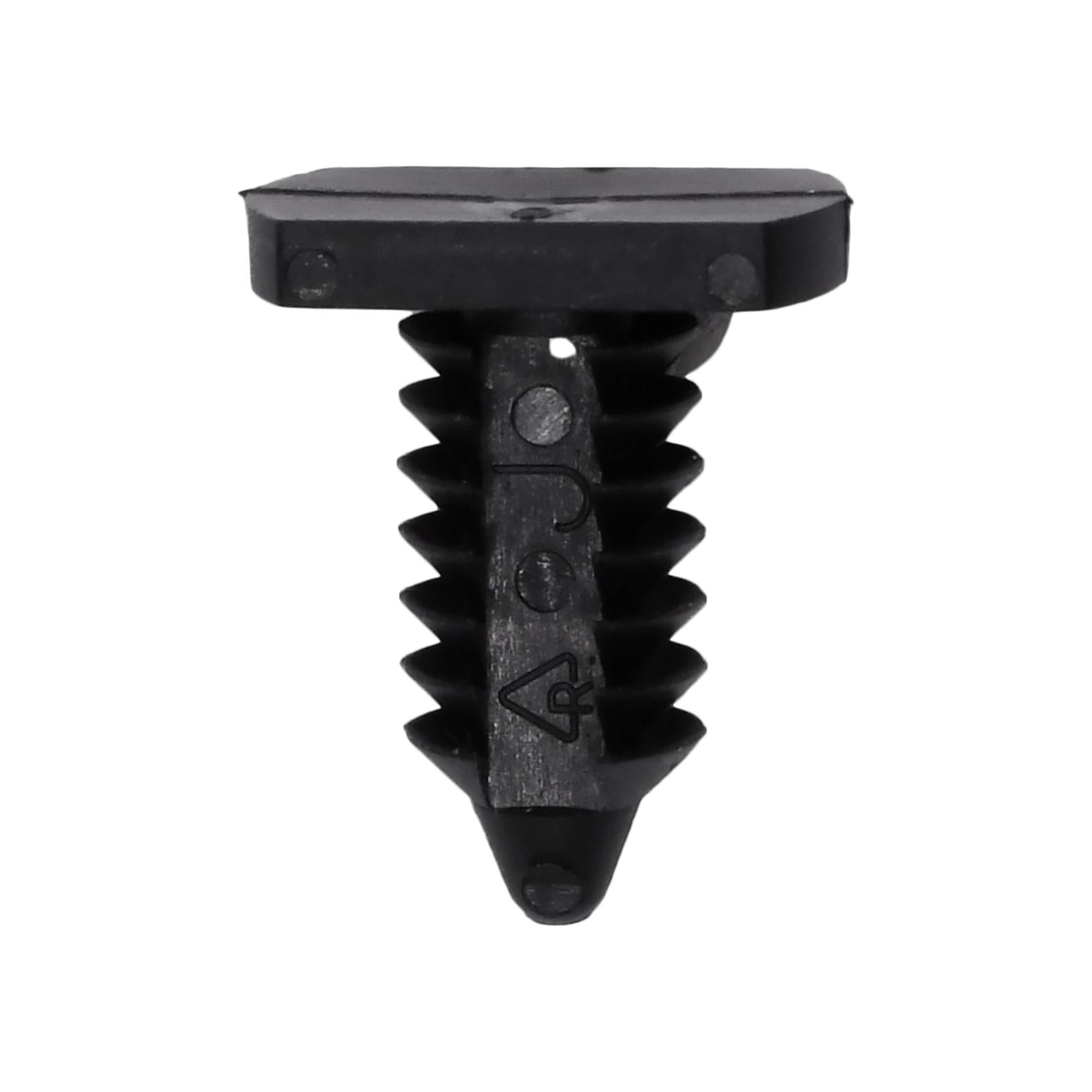 Auveco # 20180 Chrysler Weatherstrip Retainer Black Nylon. Qty 100.
