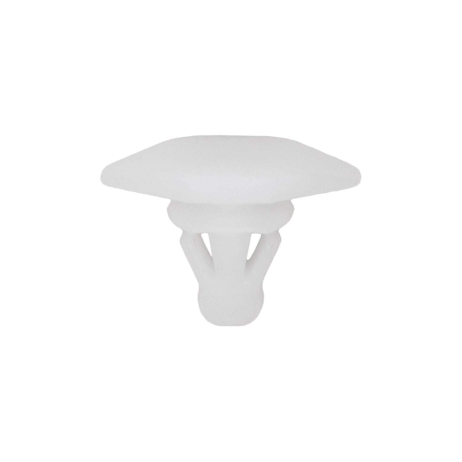 Auveco No. 20181 Chrysler Weatherstrip Retainer White Nylon, Quantity - 100