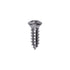 Auveco No. 2027 Phillips Oval #6 Head Tapping Screw 8 X 1/2" Chrome, Quantity - 100