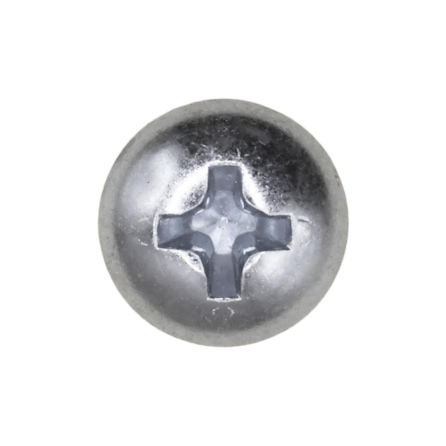 Auveco No. 2028 Phillips Round Head Tapping Screw 10 X 1/2" Zinc, Quantity - 100