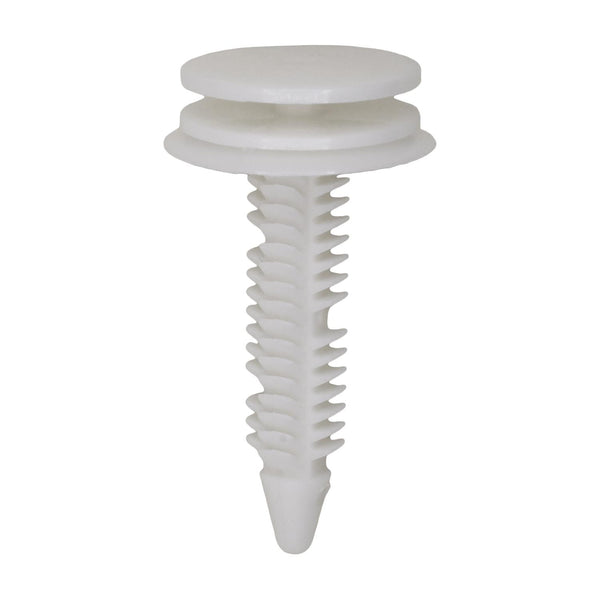Auveco No. 20338 GM Door Trim Panel Retainer White Nylon, Quantity - 25