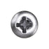 Auveco No. 20373 Phillips Oval Head Tap Screw 8 X 3/4" 10 Head Chrome, Quantity - 100
