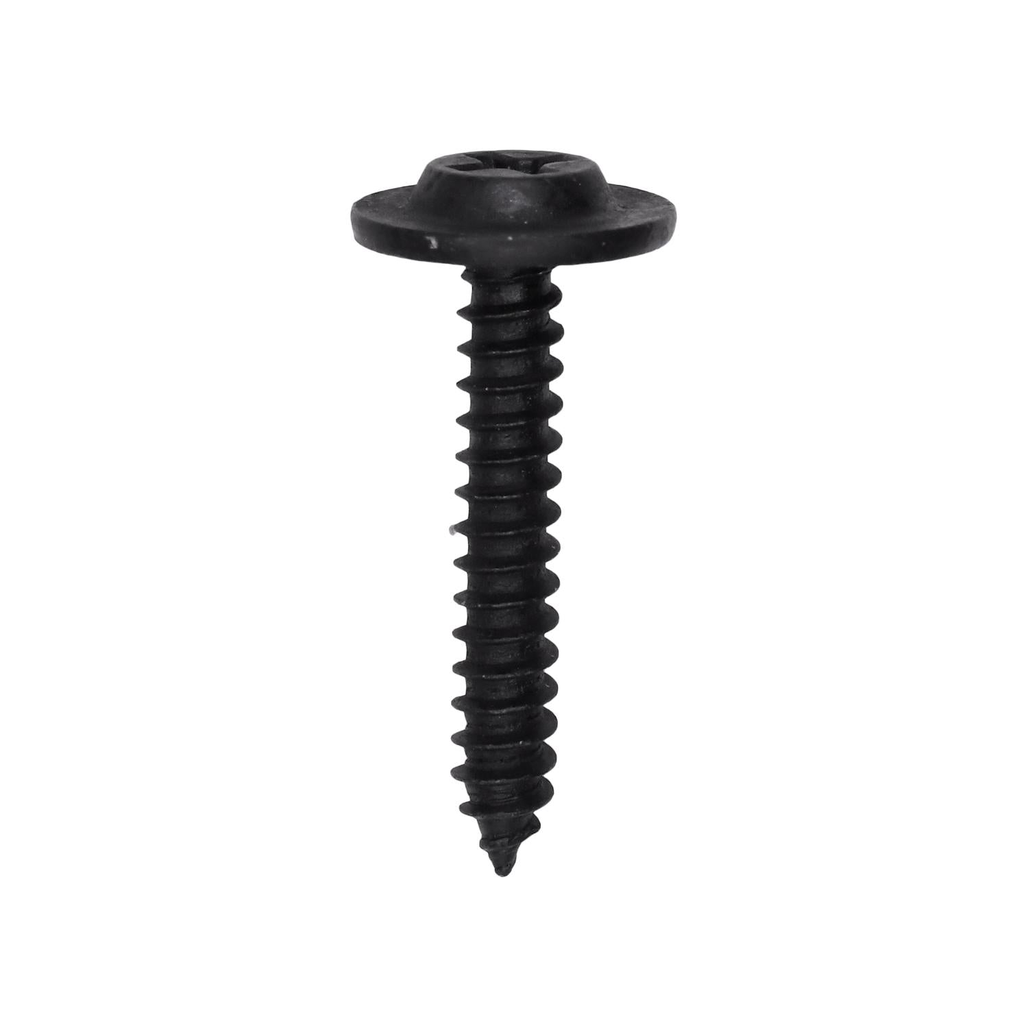 Auveco No. 20376 Phillips Round Washer Head Tapping Screw #8 X 1", Quantity - 100