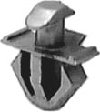 Auveco No. 20408 GM Door & Rocker Pnl Molding Clip 8mm Stem Length, Quantity - 25
