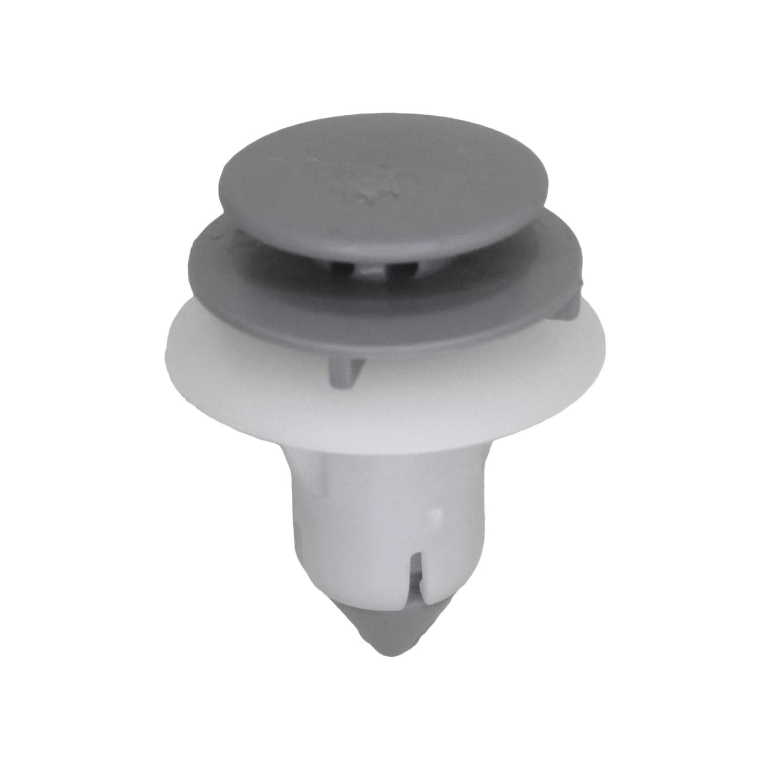 Auveco # 20427 Chrysler Trim Panel Retainer Gray And White Nylon. Qty 25.