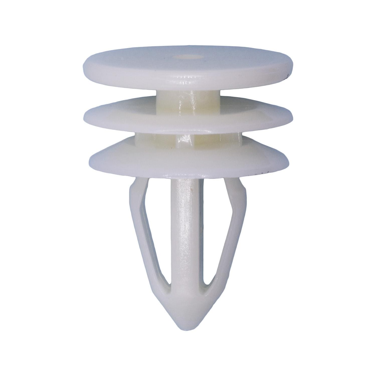 Auveco No. 20444 GM Door Trim Panel Retainer White Nylon, Quantity - 15